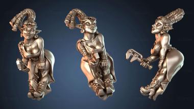 3D model Golemmar Gnomes Mylitta Sorceress (STL)