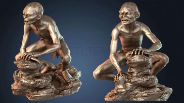 3D model Gollum Rock Perched (STL)