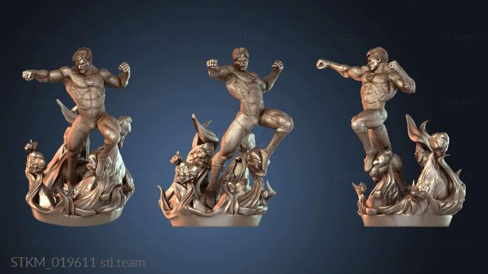 Статуэтки герои, монстры и демоны Green Lantern Corps Diorama rocks and energy