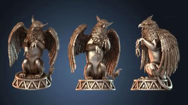 3D model Griffin Creature (STL)