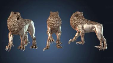 3D model Griffon Fierce (STL)