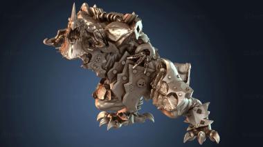 3D model Gromoks Dragon Steed Armor (STL)