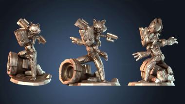 3D model Groot And Rocket (STL)