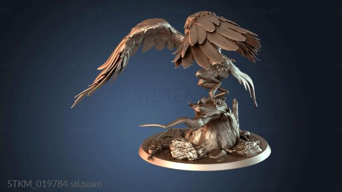 Статуэтки герои, монстры и демоны Harpy Stand Armor Guarded