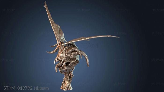 Harvester arms wings