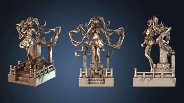 3D model Hatsune miku Bangs (STL)