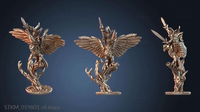 Статуэтки герои, монстры и демоны Hawk rider hero