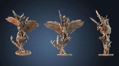 3D model Hawk rider hero (STL)