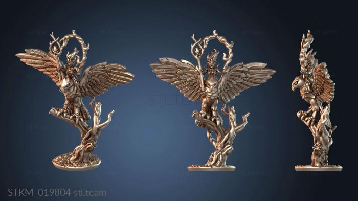 Статуэтки герои, монстры и демоны Hawk rider sorceress Mystical