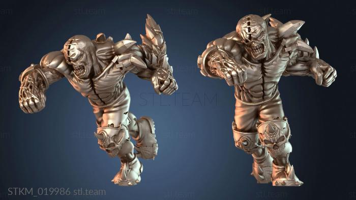 Статуэтки герои, монстры и демоны Human and Orc Eternal flesh golem ps