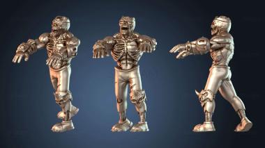 3D model Human and Orc Eternal zombie Powerful (STL)