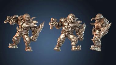 3D model Human and Orc flesh golem ps (STL)