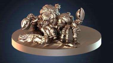 3D model Human Spider monsters mon ec (STL)