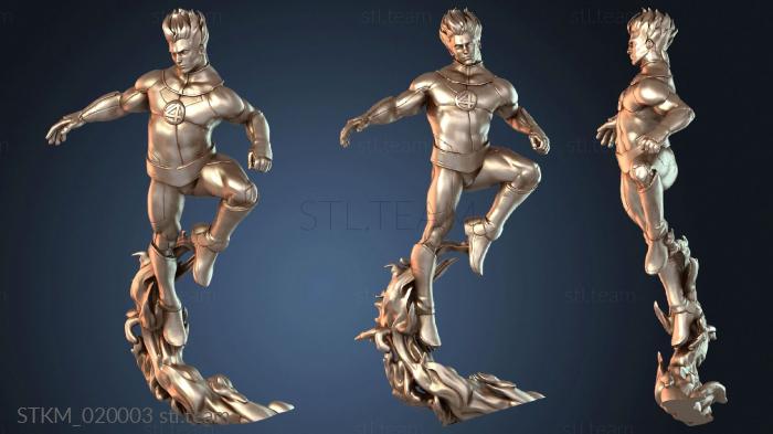 Статуэтки герои, монстры и демоны Human Torch