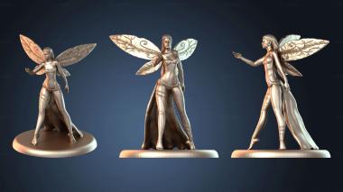 3D модель Гуманоидная богиня фей (STL)