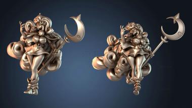 3D модель Икари, ледяной волшебник, лучезарная ведьма (STL)