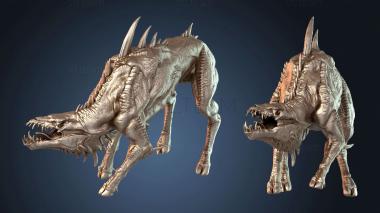 3D модель Адская Собачья пара Без доспехов (STL)