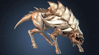 3D model Infernum Dog Couple Plated (STL)