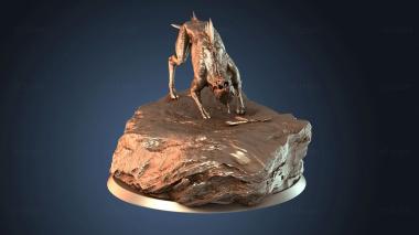 3D модель Маленькая собачья драка в Аду (STL)