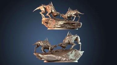 3D модель Инфернумский собачий бой (STL)