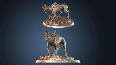 3D модель Адский Собачий вой Голый (STL)