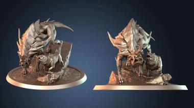 3D модель Адская Собачья мать Голая Пластинка (STL)