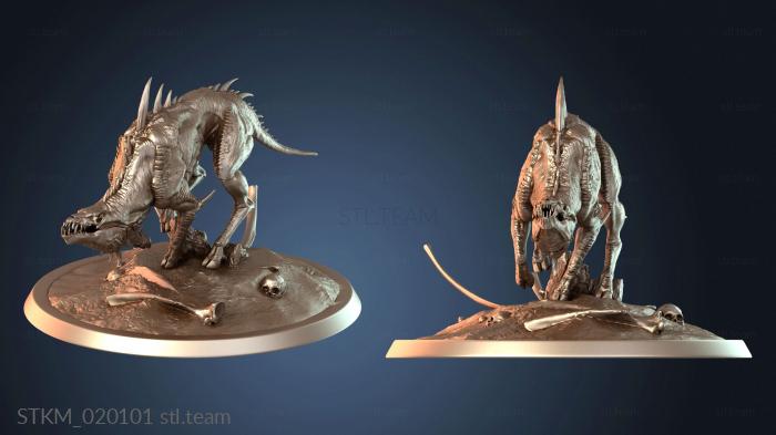 Статуэтки герои, монстры и демоны Infernum Dog Run Bare