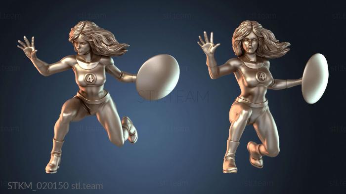 Статуэтки герои, монстры и демоны Invisible Woman Effect Fading