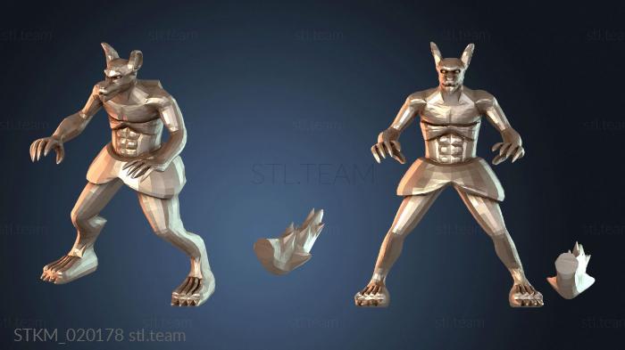 Статуэтки герои, монстры и демоны Jackalwere for Shapewaysxe