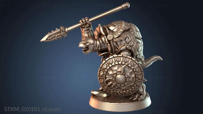 Статуэтки герои, монстры и демоны Jadeshell Turtlekin Brave