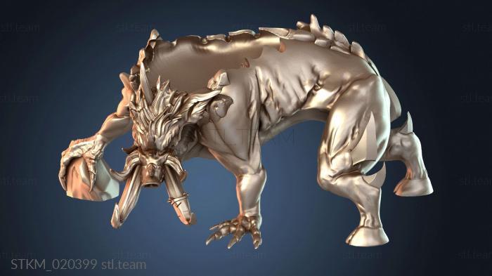Статуэтки герои, монстры и демоны Kingdom Boar Monster Rampaging