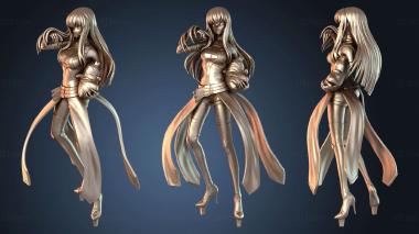 3D model Lelouch and Code Geass Back Hair (STL)