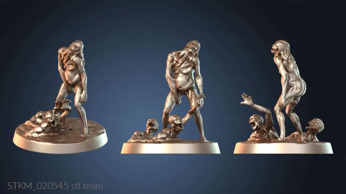 Статуэтки герои, монстры и демоны Lich Giant Zombie Undead