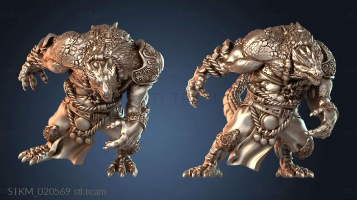 Статуэтки герои, монстры и демоны Ящерица Большая ДБ Тверс