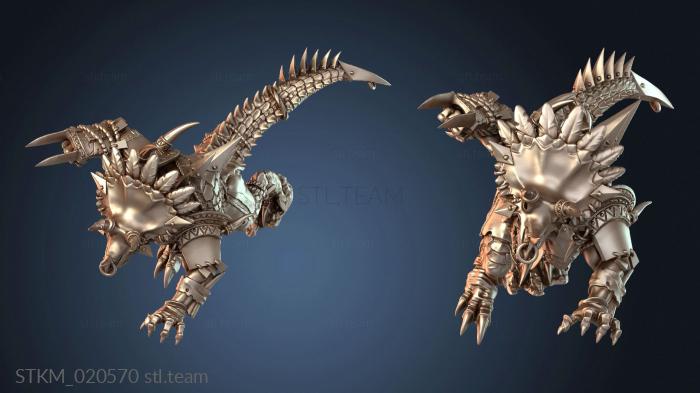 Статуэтки герои, монстры и демоны Ящерочеловек Заурус Старальт