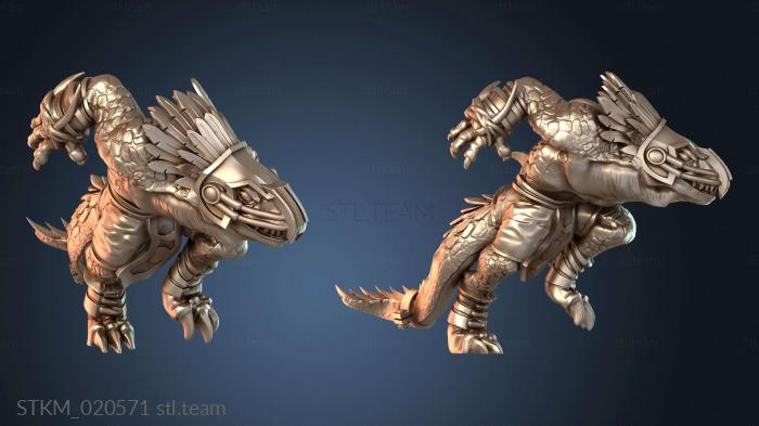 Статуэтки герои, монстры и демоны Ящеролюды-завры Средний Гибрид