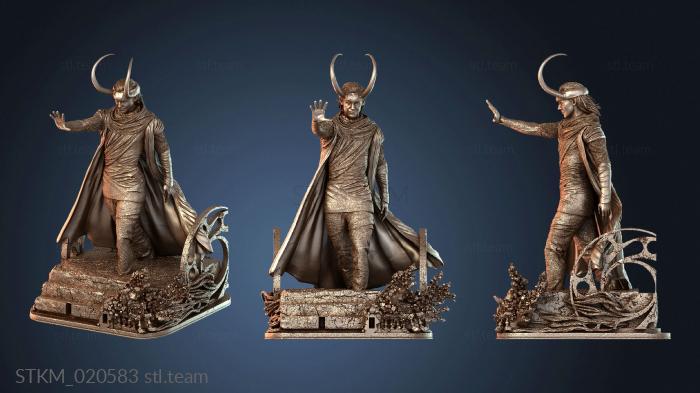 Статуэтки герои, монстры и демоны Статуя бога Локи