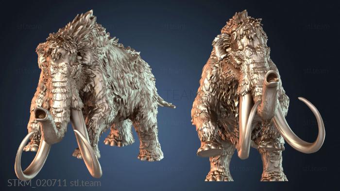 Статуэтки герои, монстры и демоны Mammoth Attacking Huge