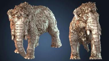 3D model Mammoth Family Huge Son (STL)