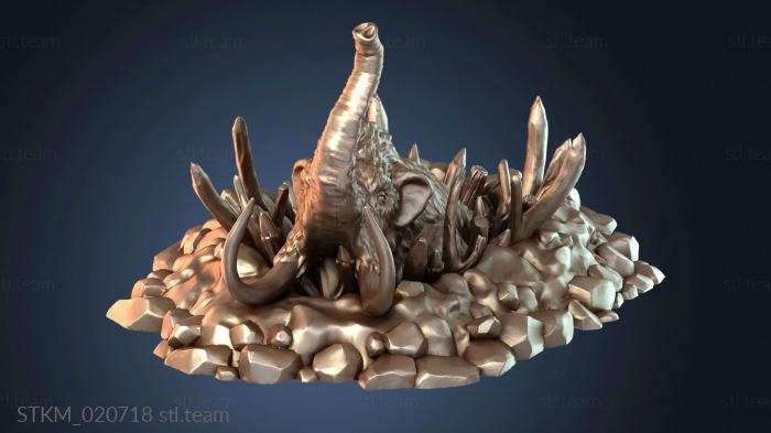 Статуэтки герои, монстры и демоны Mammoth Trapped
