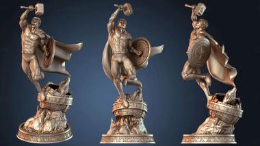 3D model Man Crossover Statue (STL)