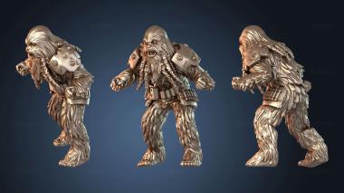3D model Mandalorians Wooki Fierce (STL)