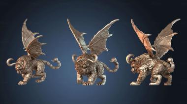 3D model Manticore Classic Ferocious (STL)