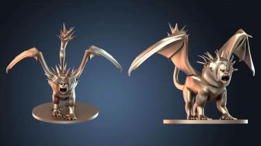 3D model Manticore Prehistoric (STL)