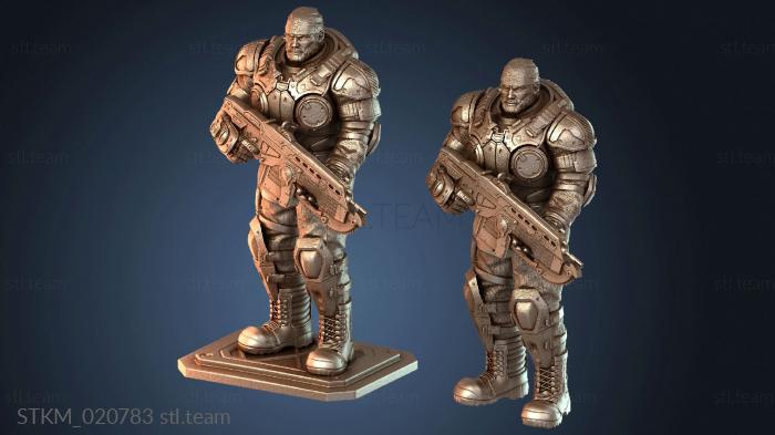 Статуэтки герои, монстры и демоны Marcus Fenix Statue