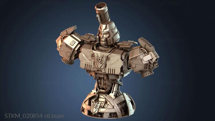 Статуэтки герои, монстры и демоны Megatron Bust Back