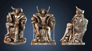 3D model Mephisto on Throne Adolfo Seplveda (STL)