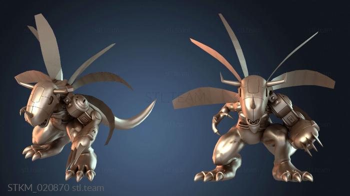 Metalgreymon and Greymon Mgreymon