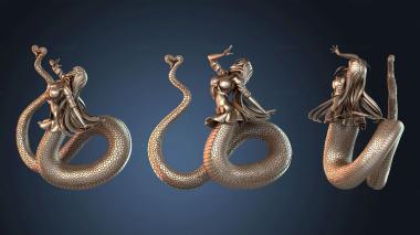 3D model Miia Lamia Hair (STL)