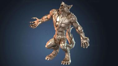3D model Minatures Werewolf Alternate (STL)
